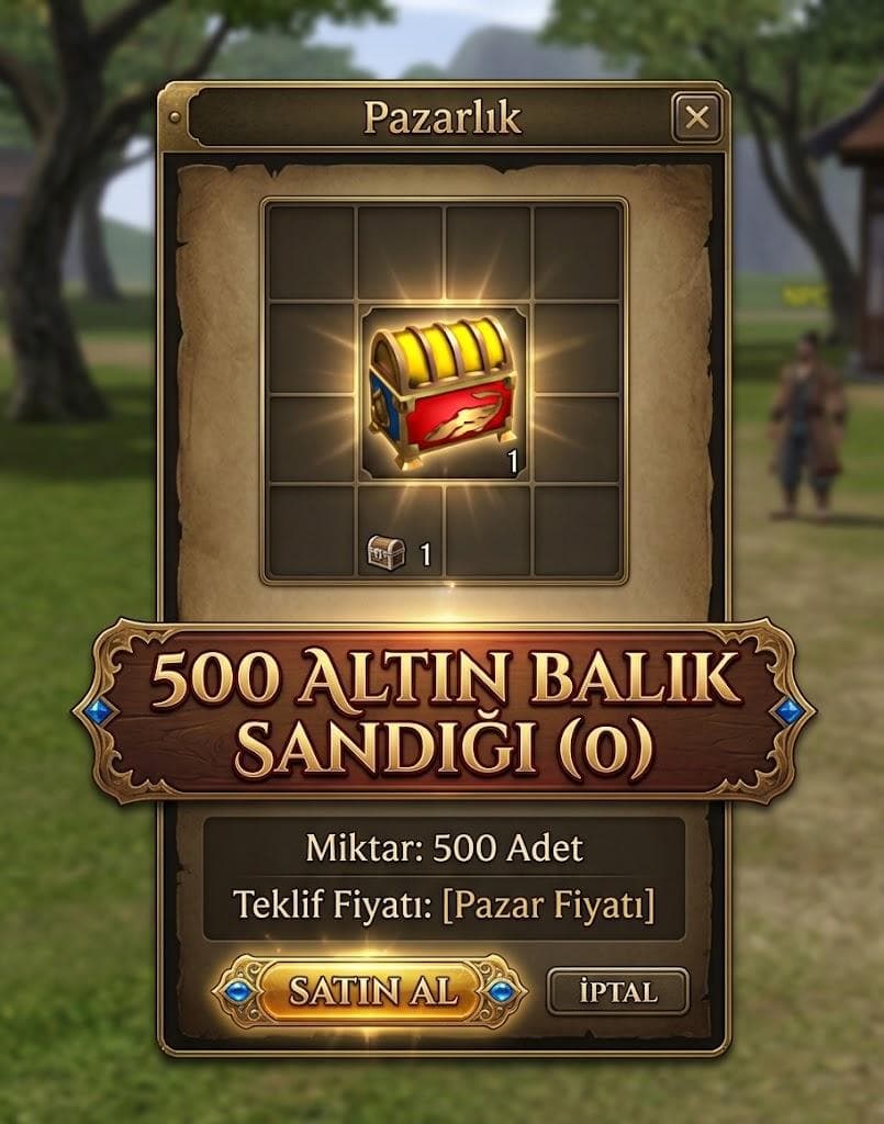 500 ALTIN BALIK SANDIĞI (O) EN UYGUN
