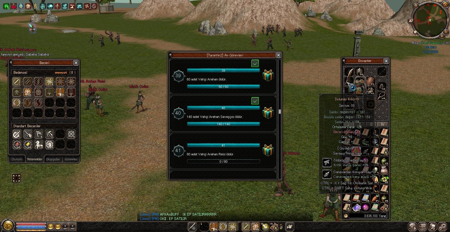 40 LWL BDNSL ATI ZIRHLI LWL GÖREVİ BİTİK +9 DOLU +9 ÖLÜMCÜL 3500 ho
