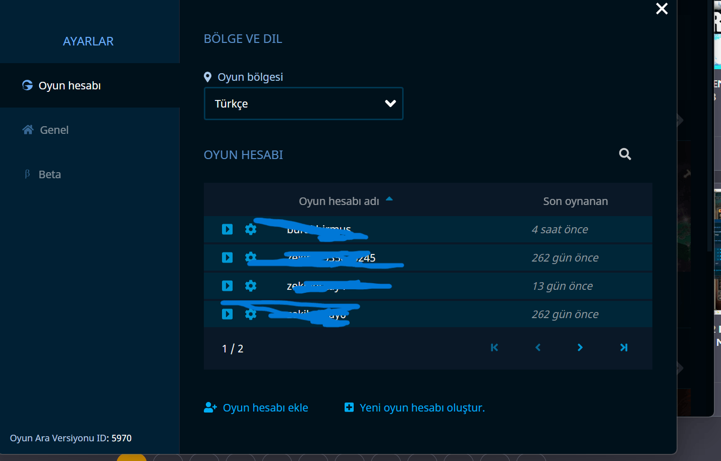 1 Mail 6 Id bagjada hesap