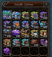 20M 2. MAP SANDIGI + BOSS SANDIKLARI
