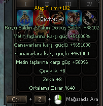 +102 ATEŞ TILSIMI KELEPİR 5 EFSUN 40 ORTLU HASARI KATLAR