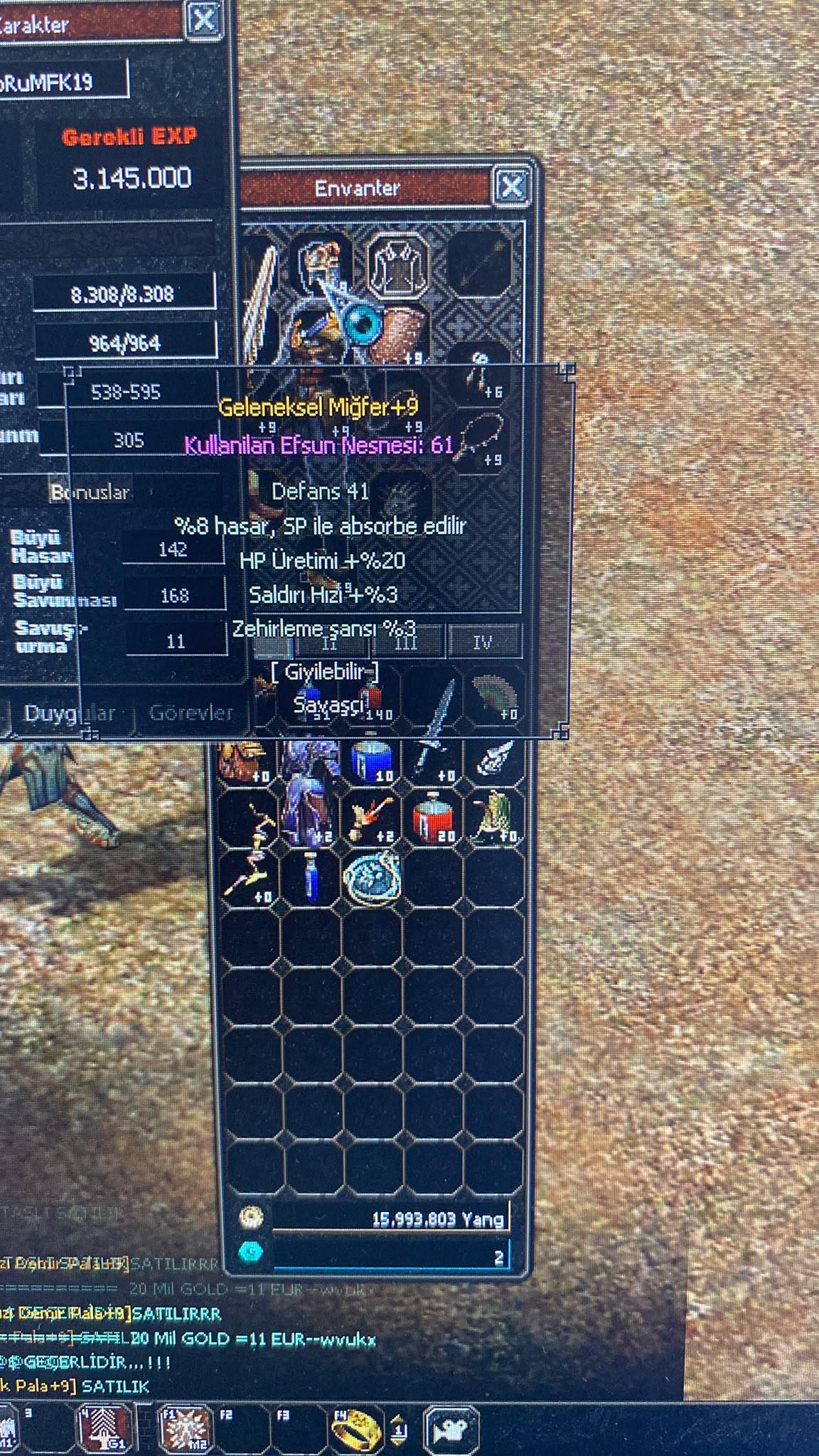 33 lvl ELİT VADİ CARİ !!!!!!!!