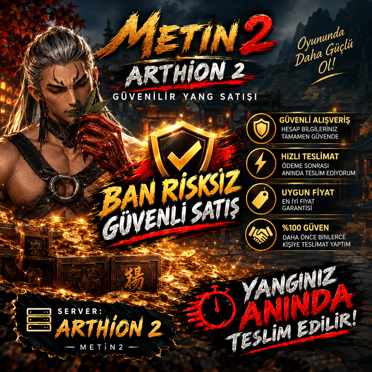 1M 100 TL BAN RİSKSİZ YANG SATILIR. | STOK SOR