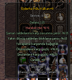 +8 61LVL KALKANI 5 EFSUN ( 15 BLOK + 8 CANLILIK )