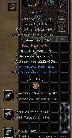 +9 57 ORT KİN KILICI