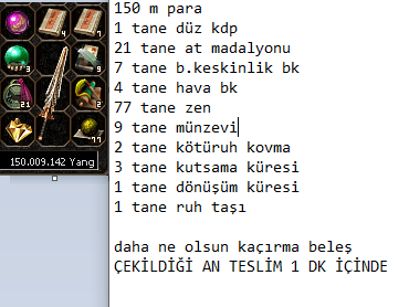 KAÇIRMA AÇIKLAMA BAK