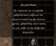 9 ADET BÜYÜLÜ METAL
