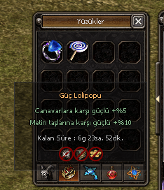 GÜÇ LOLİPOPU 10 METİN 5 CANAVAR