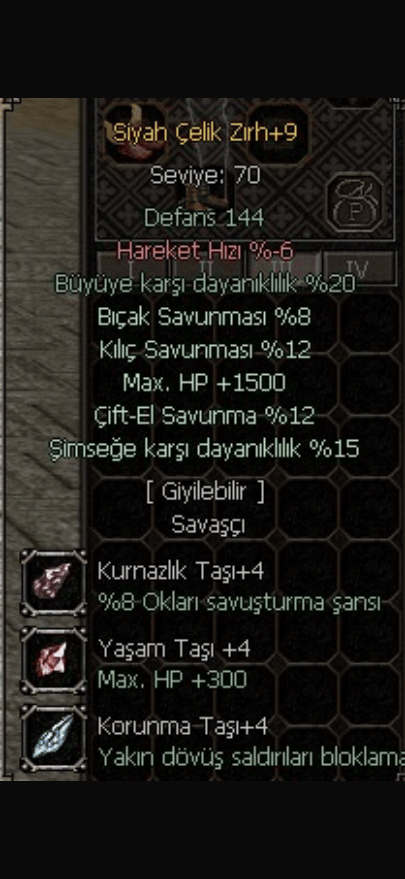 +9 Siyah Çelik
