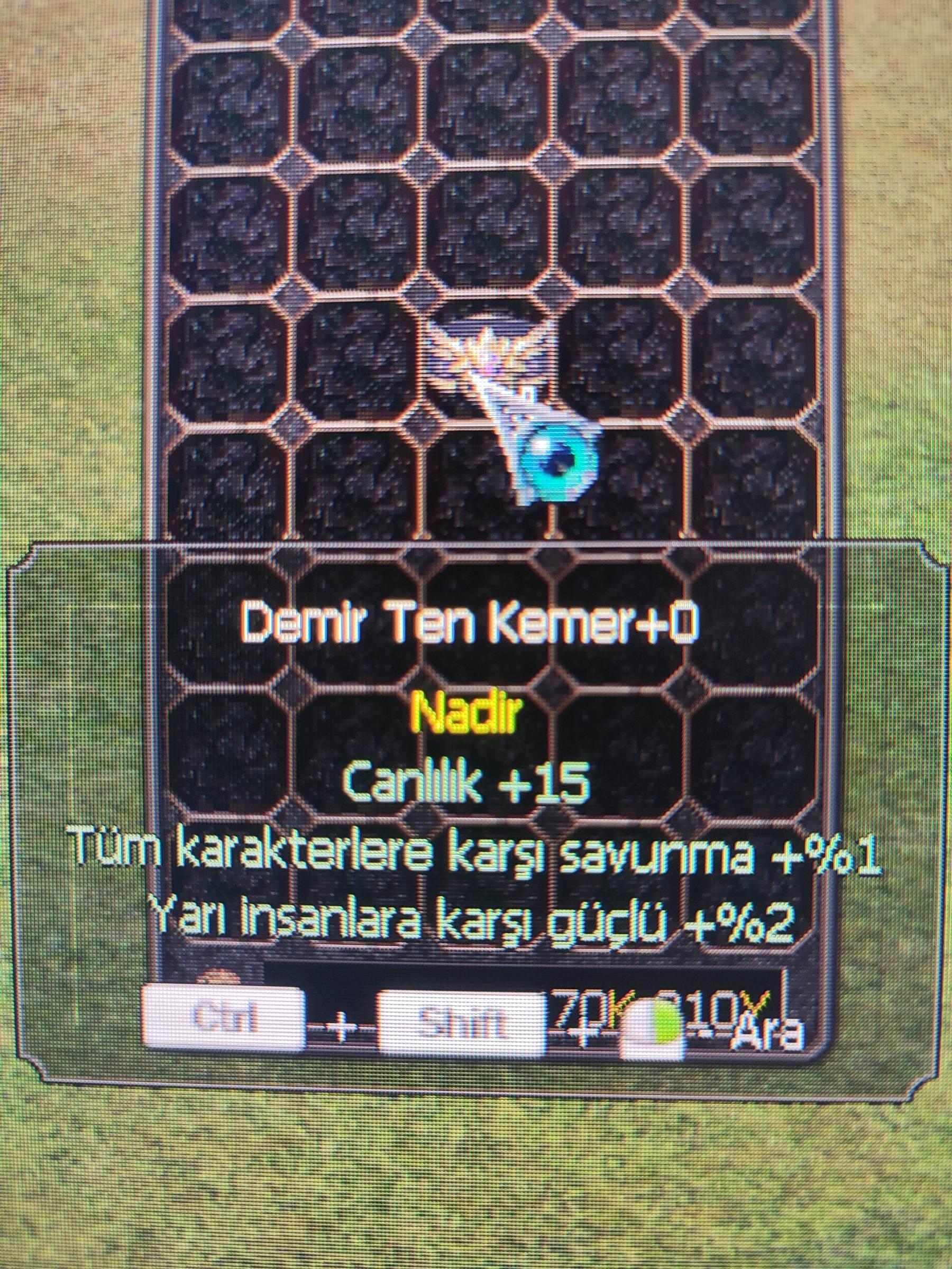 Nadir demir ten kemer