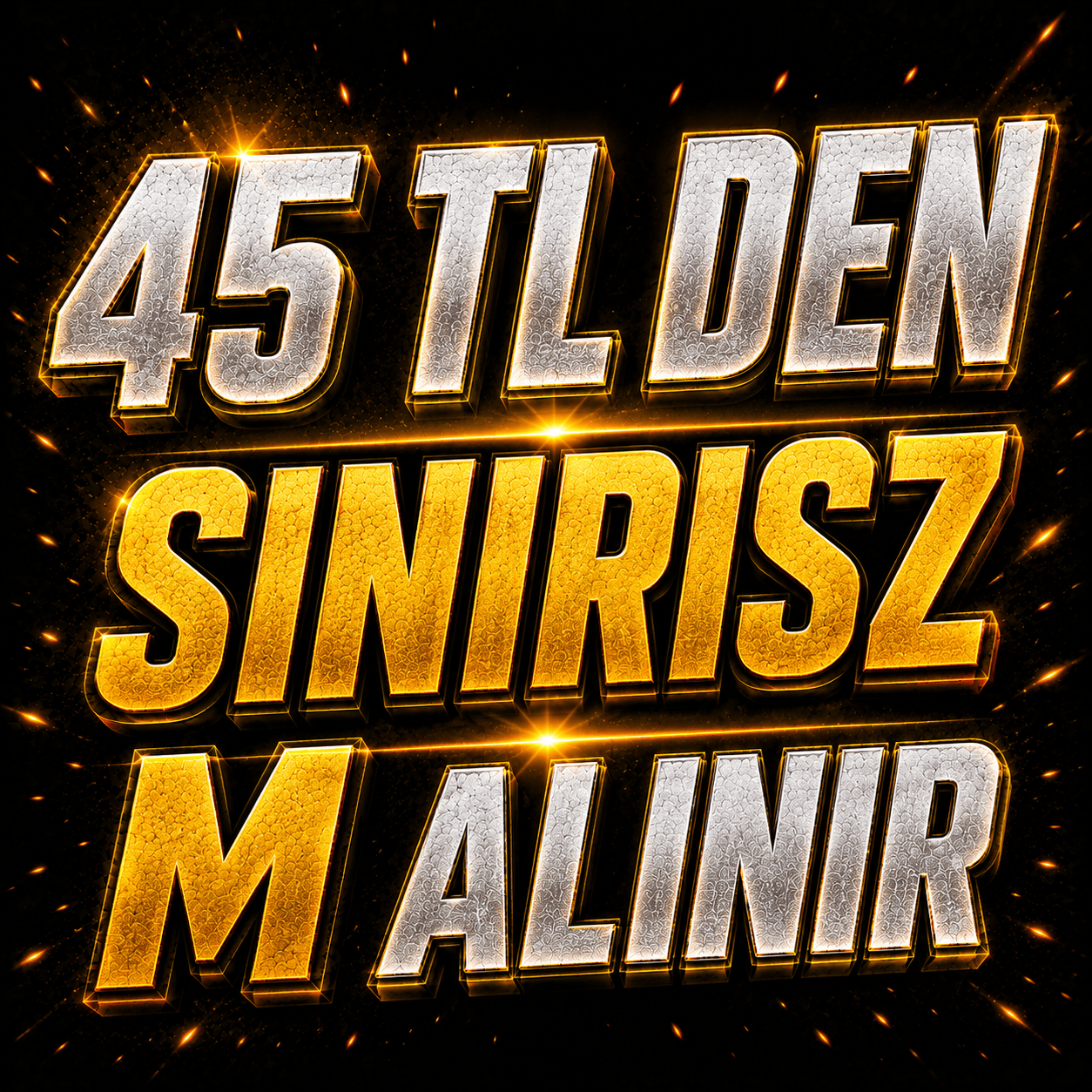 45 LİRADAN M ALINJR