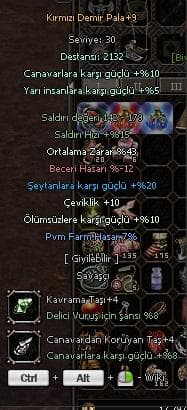 +9 KDP- +4TASLI - 43 ORT 7 -FARM HASARLI- DESTANSI 10 CANAVAR