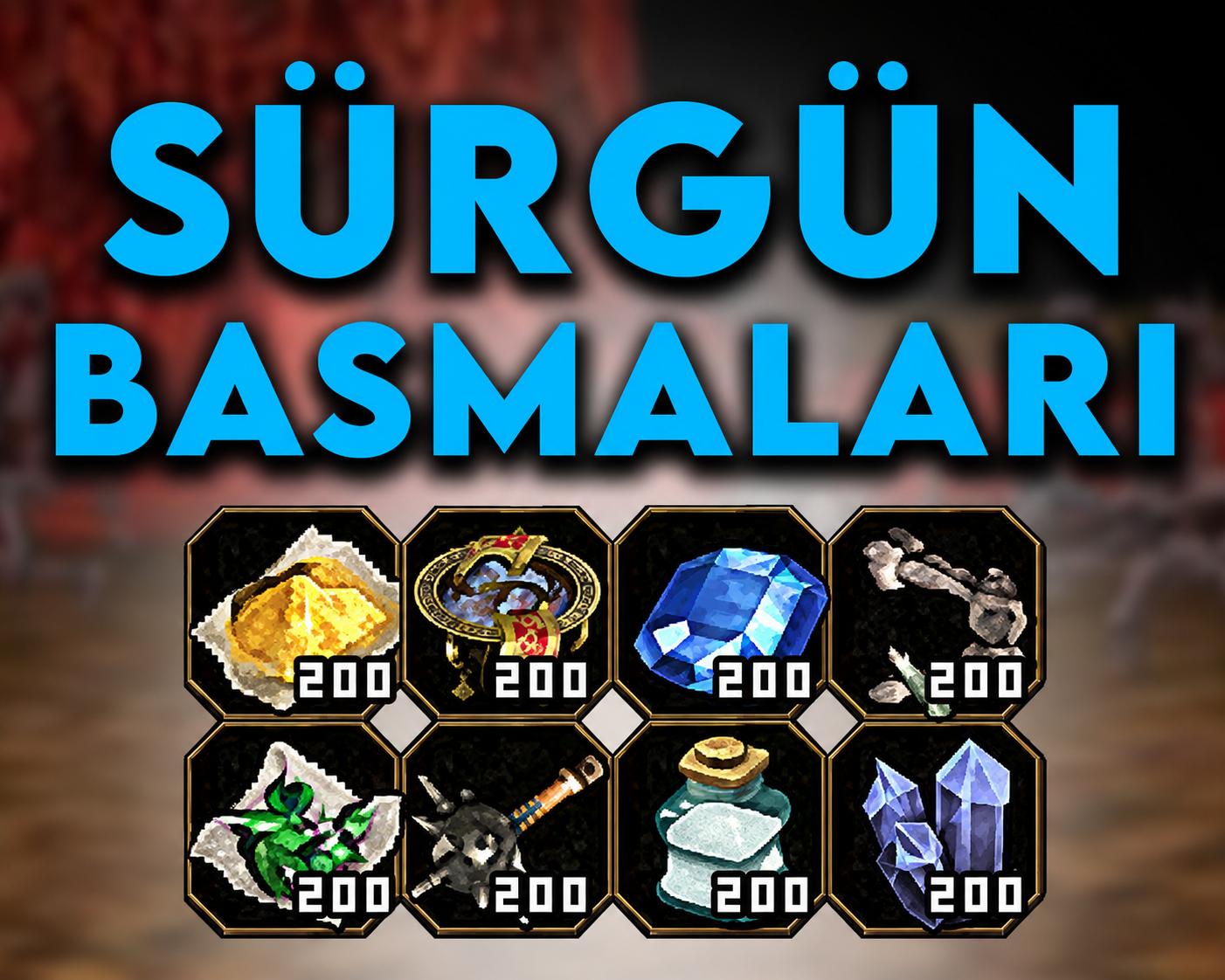 x200 SÜRGÜN BASMA