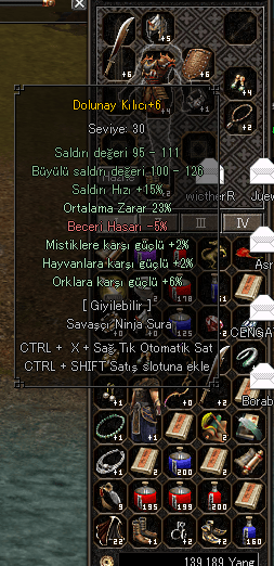 38 LEVEL BEDENSEL 34 ŞAMAN KRTİK VE STRCİSİ İLE BİRLİKTE MAİLLE DEVİR