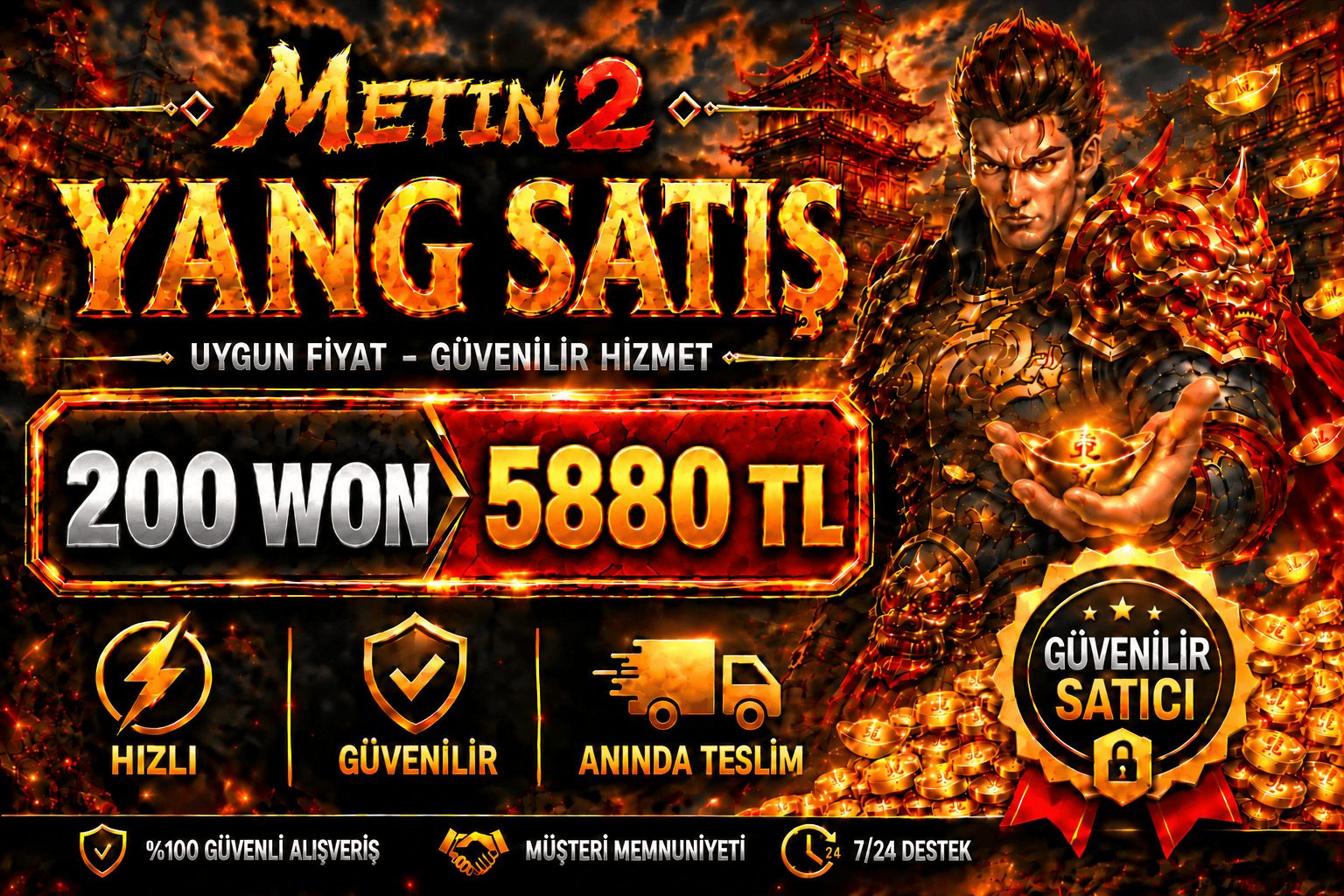 200 WON 5880 TL ÇOK UYGUNA ONLİNEYİM ANINDA TESLİM