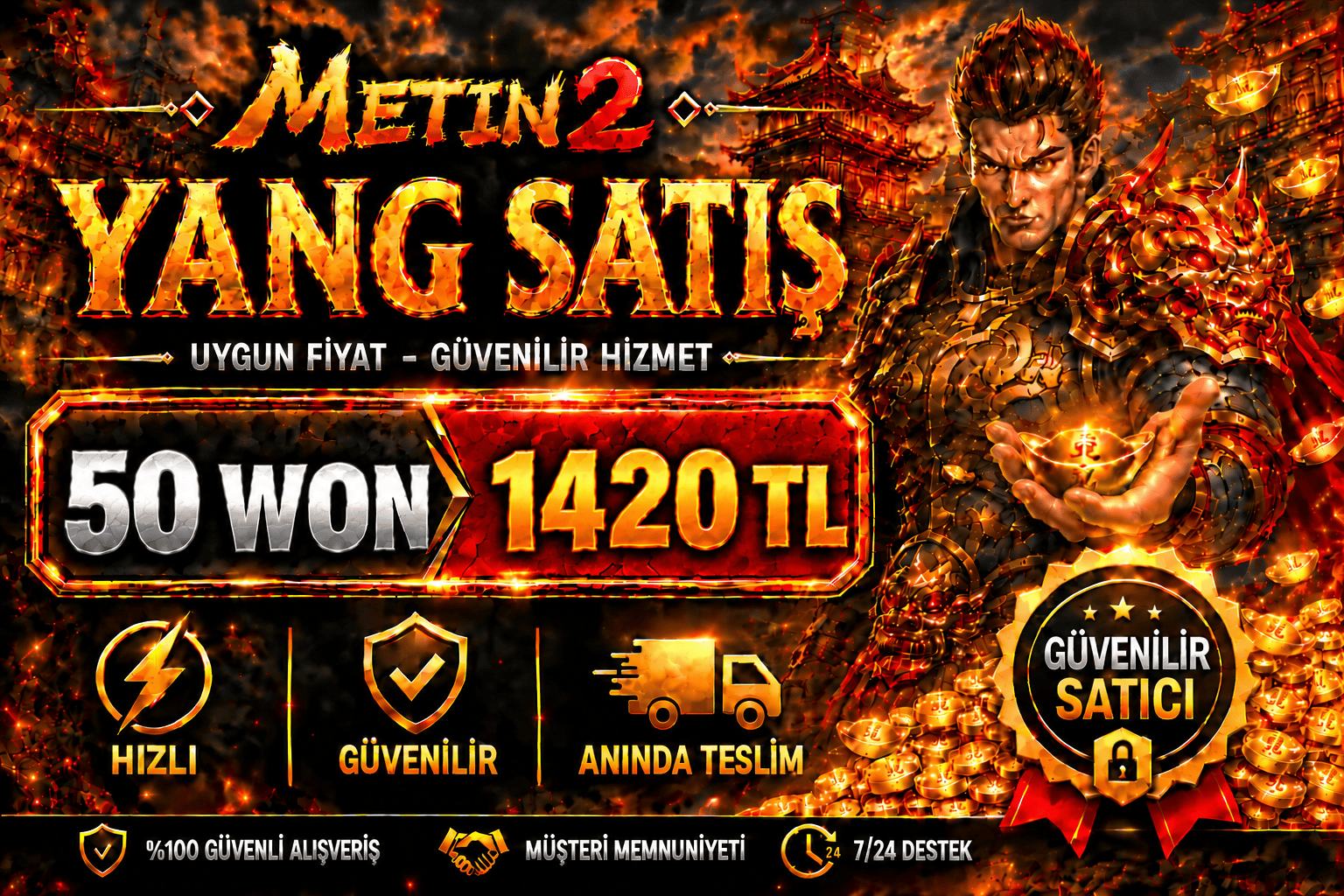 50 WON 1420 TL ÇOK UYGUNA ONLİNEYİM ANINDA TESLİM