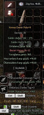 ELİT KDP +9 40 ORT BOSSLUK
