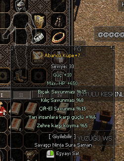 +7 ABANOZ KÜPE / VSLIK