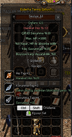 +7 4 TAŞ EJDERHA TANRISI ZIRH