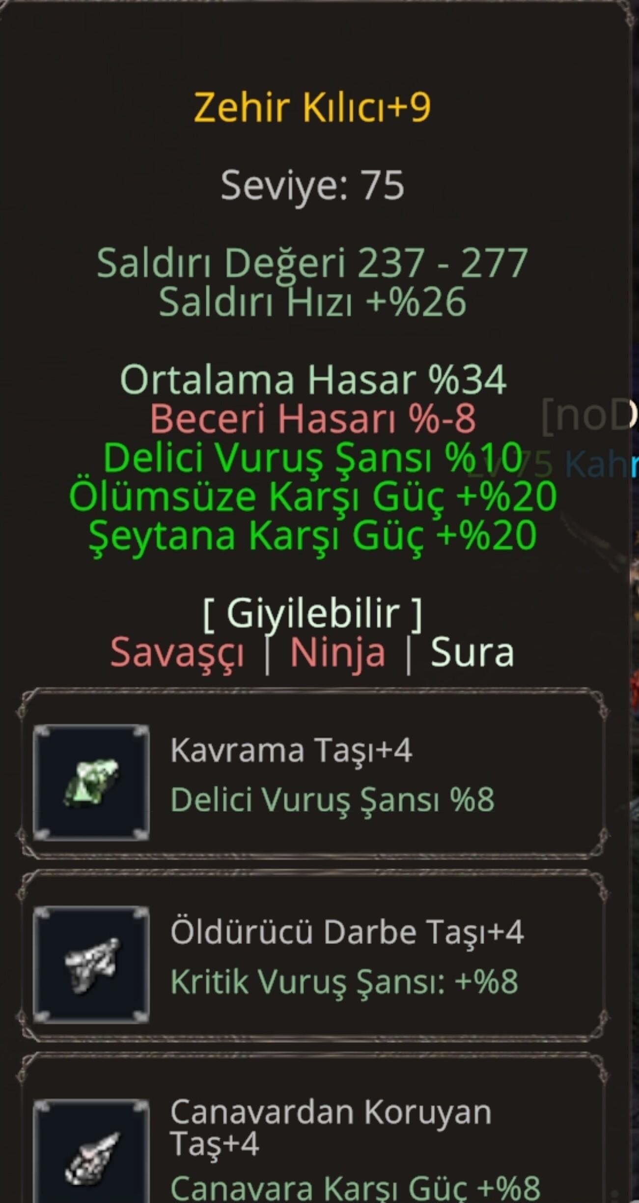 Sura Sürgünlük FULL İTEM ZIRH VE ZEHİR GERÇEKTEN ELİT SEVİYEDE