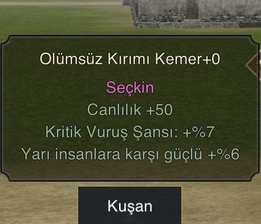 ATAK KEMER PAZARLIK YOK