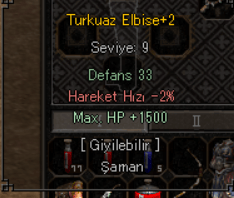 1.5 K HP ŞAMAN 9 LWL ZIRHI