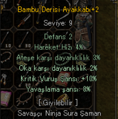 10 KRİTLİ BAMBU AYAKKABI
