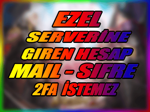 100 MAİL 100İD -  2FA İSTEMEZ - ORGANİK HESAP