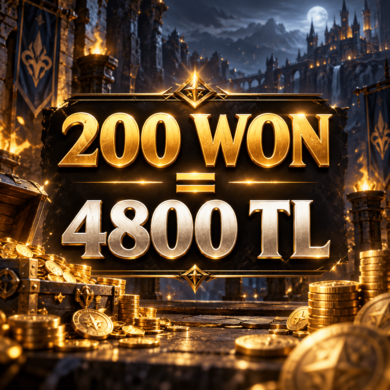 200 Won Anında Teslimat - Birimi 24TL