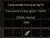 +9 CANAVAR TAŞI 150TL ANINDA TESLİMAT
