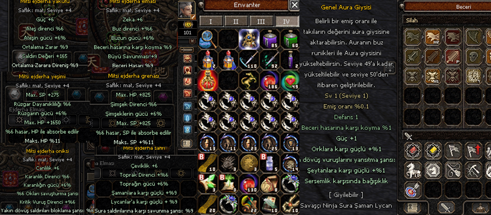 SİMYALI 100 LVL P SKİLLİ SURA + ŞAMAN AURALI (açıklama okuyun)