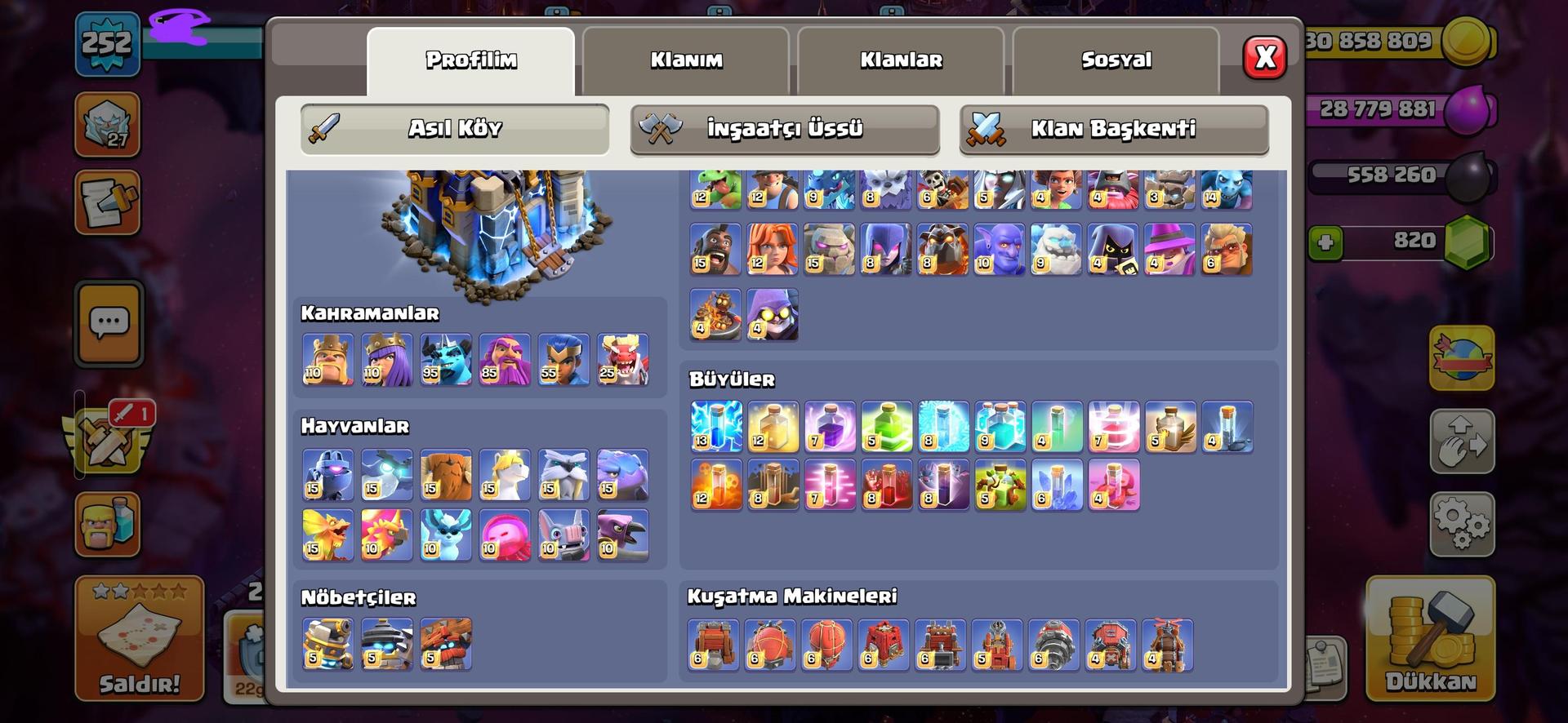 Th18 max hesap + 16 seviye cr hesabı