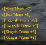TILSIM SET +7 ATEŞ DİĞERLERİ +5