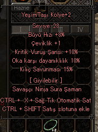 KOLYE 15KLÇ 10OK 10KRİTİK