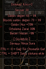 30 ORT DOLUNAY YANLAR BOŞ
