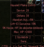 SURA ZIRH KOLYE