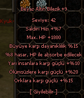 +9 ÇİZME VE +9 BİLEZİK