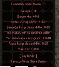 Elite efsun cennet bilezik