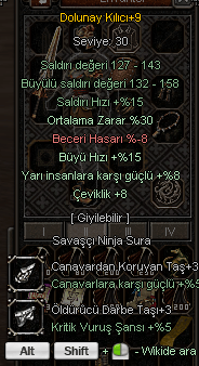 30 ORT +9 DOLU 3 TAŞLI
