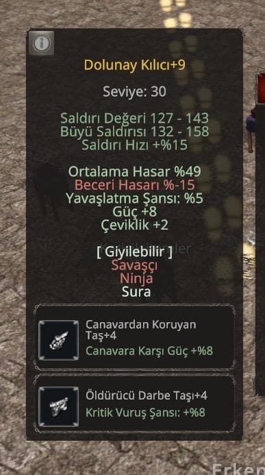 DOLUNAY 49 ORTALAMA 4 TAŞLI TEKLİF ALINIR