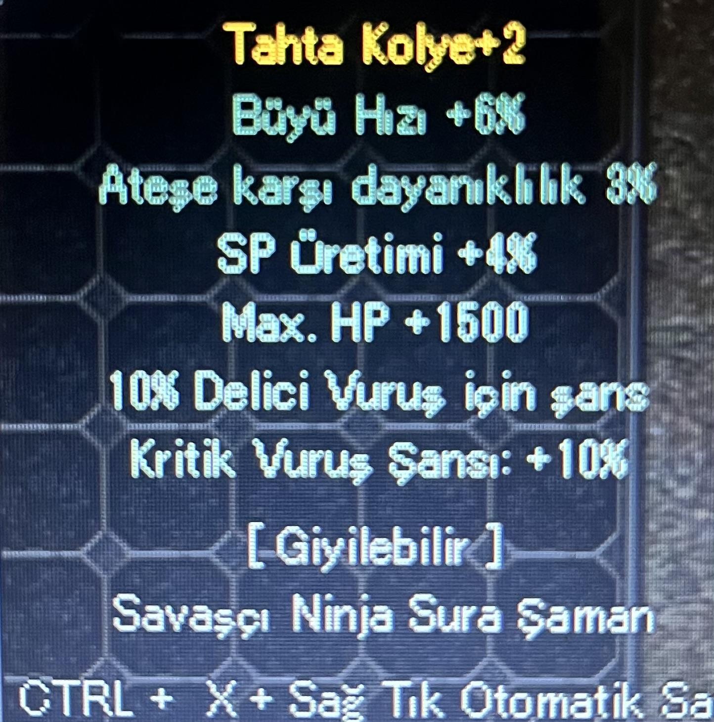 Sw nin en Elit kolyesi
