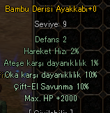 2K HP 10 ÇİFT EL 10 OK BAMBU DERİSİ