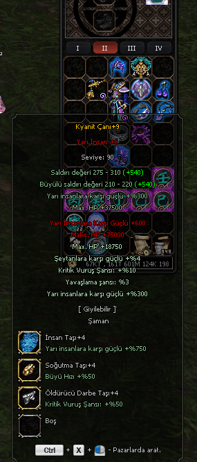 ŞAMAN PVP FULL İTEM + TANRISAL SAFİR