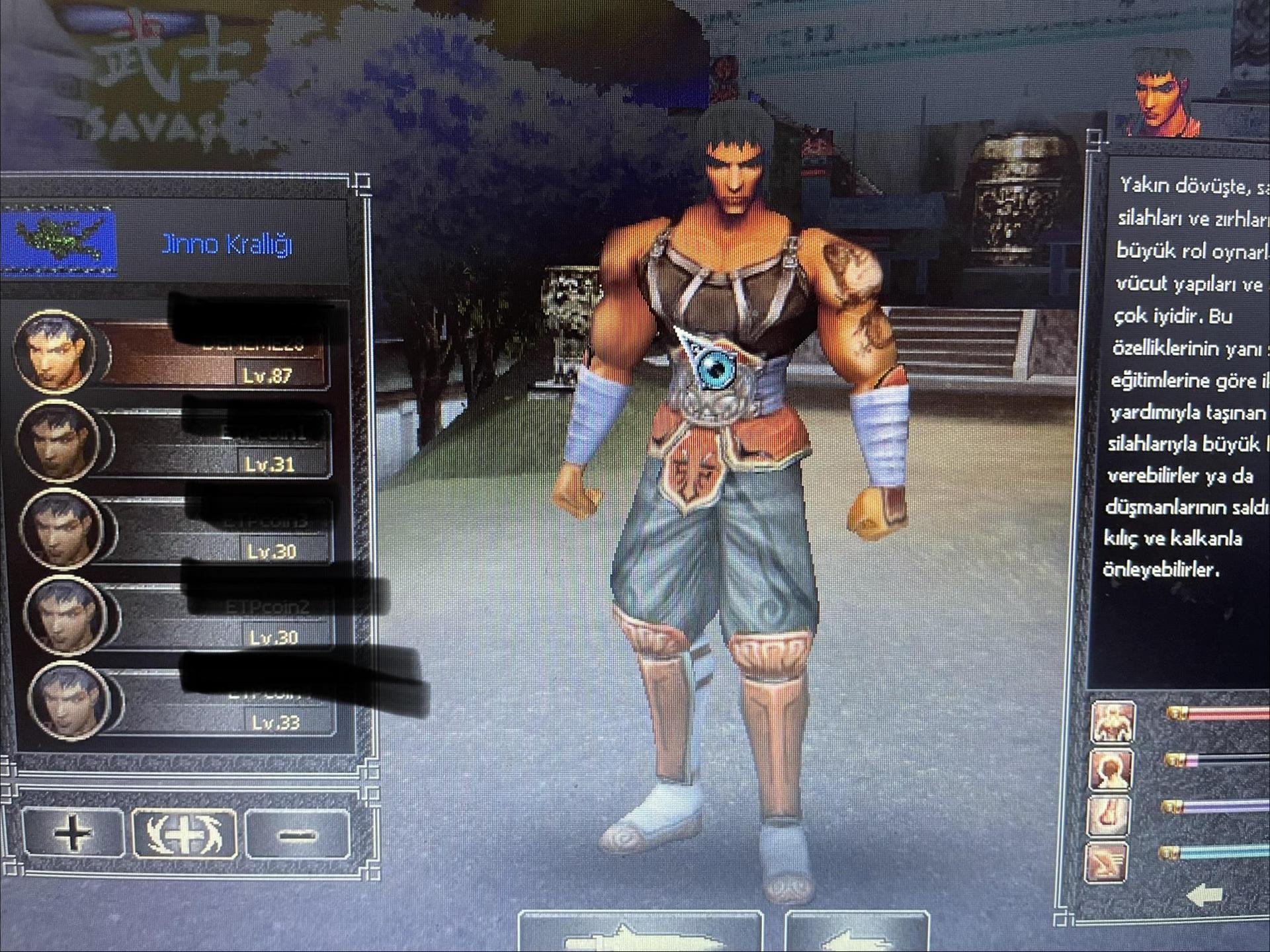 87 LVL HAVA P SAVAŞÇI CHARON GİRİŞİ VAR