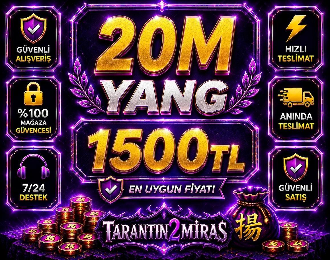 20m 1500TL güvenilir isimden süper hızlı teslimat