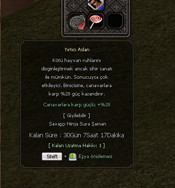 YIRTICI ASLAN SVDE TEK