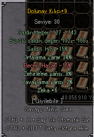 +9 DOLUNAY 34 ORT TAŞSIZ ZEKA ZEHIRLEME