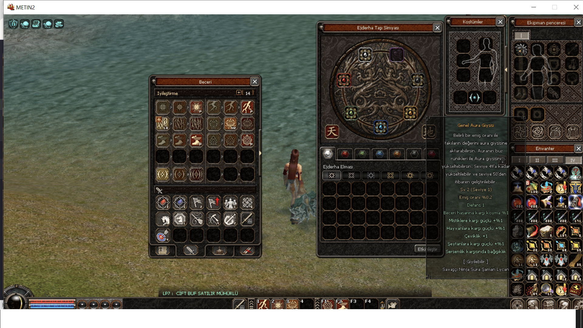 4ID ŞAMP2 4P ŞAMAN MAT SET AURA + 105 3P KESKİNLİK SURA NAZARLI +ETP