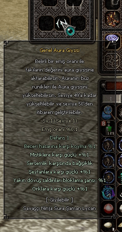AURALI 111 LVL P SAVAŞÇI BİYO BİTİK FULL STR