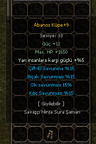 SERVERİN EN ELİT ABANOZ KÜPESİ